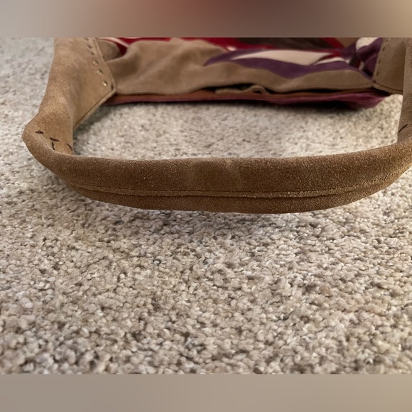 Lucky Brand suede and leather hobo bag - Picture 8 of 16